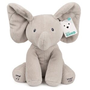 🐘 LIKE NEW 🐘 Gund Animated Flappy the Elephant Peek-a-Boo Toy